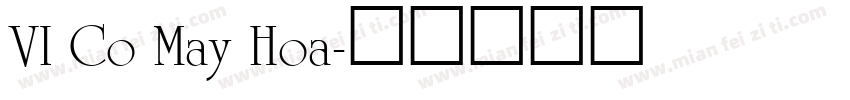 VI Co May Hoa字体转换